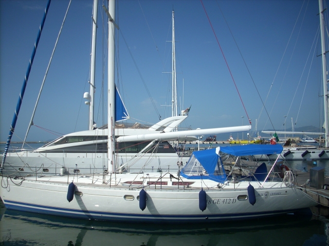  Sailing yacht in Sardinia 